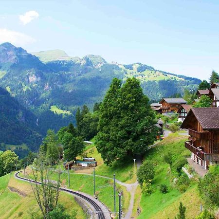 Holiday Flat #1, Chalet Aberot, Wengen, Switzerland Eksteriør billede