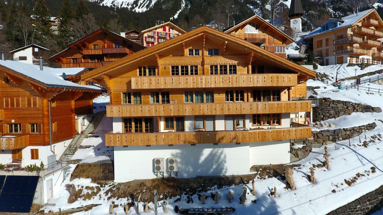 Holiday Flat #1, Chalet Aberot, Wengen, Switzerland Eksteriør billede