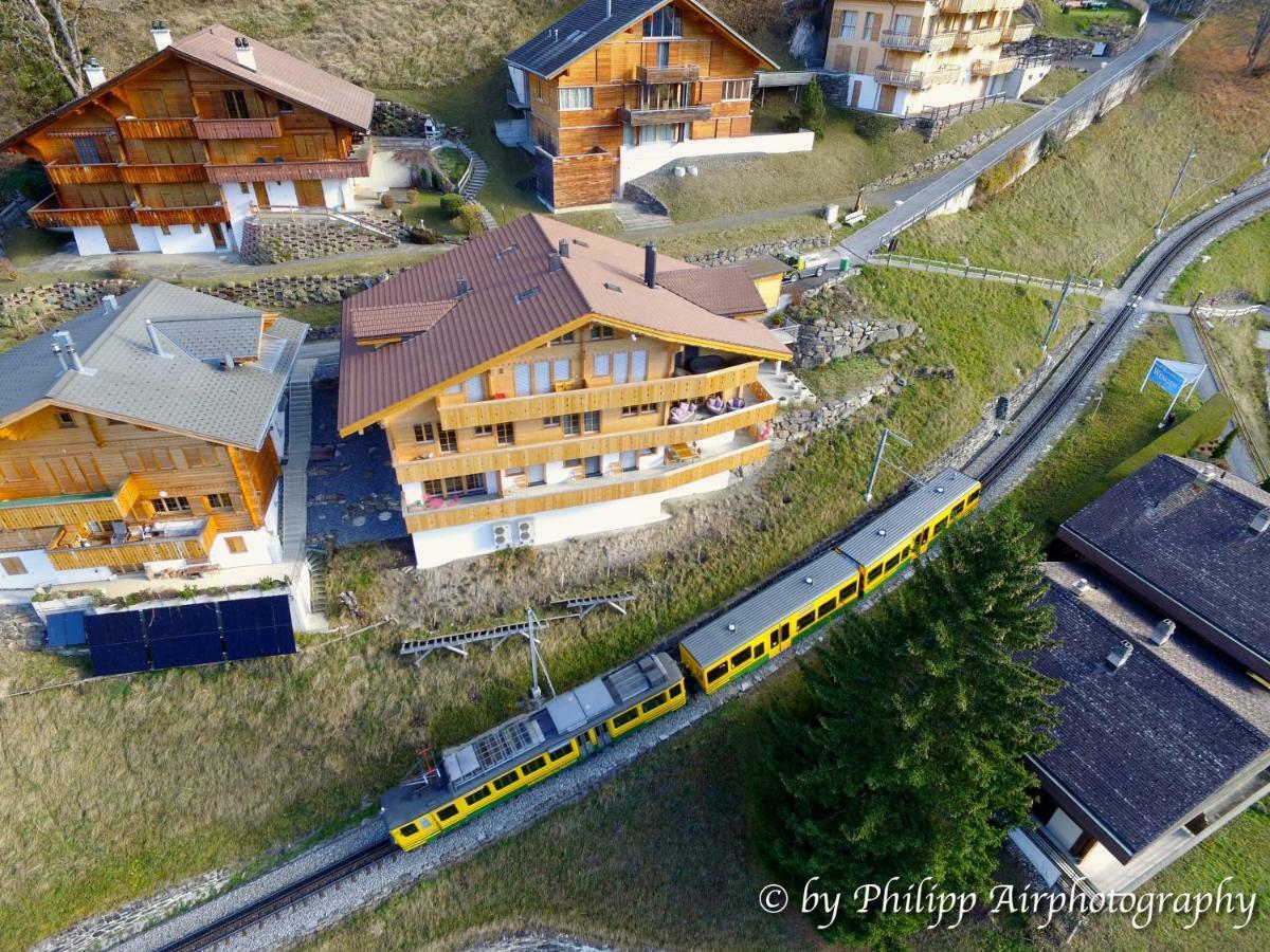 Holiday Flat #1, Chalet Aberot, Wengen, Switzerland Eksteriør billede